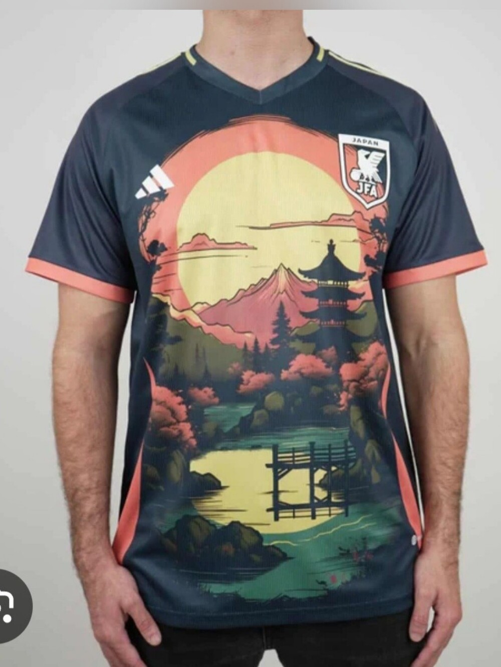 Adidas Japan national football team "Sunset" Special Edition jersey  Sz L $90